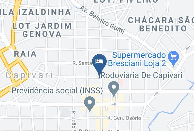 Capivari - Novo Hotel Maps