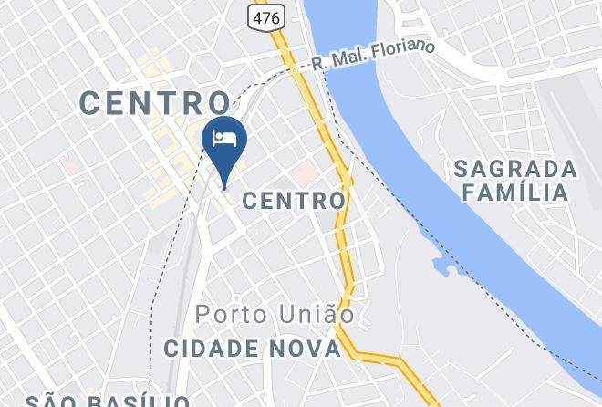 Porto Uniao - Novo Hotel Iguacu Maps