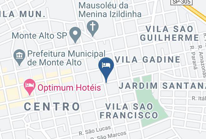 Monte Alto - Novo Hotel Monte Alto Maps
