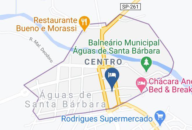 Aguas De Santa Barbara - Novo Hotel Santa Barbara Maps