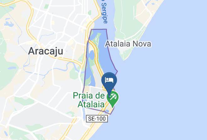 Aracaju - Novo Tropical Praia Hotel Maps