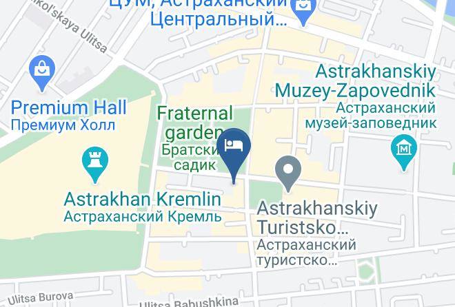 Astrakhan - Novomoskovskaya Hotel Maps