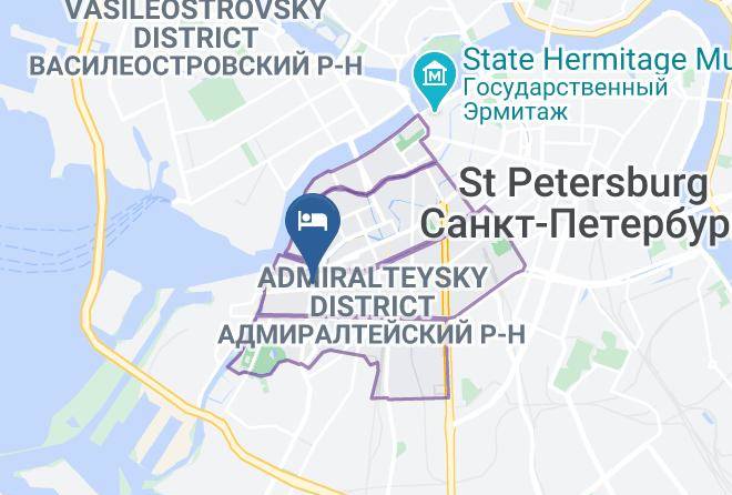 Saint Petersburg - Novorizhskiy Hotel Maps