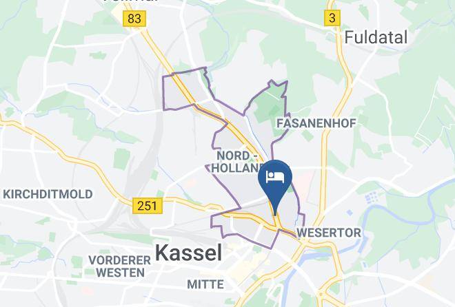 Novostar Hotel Kassel Map