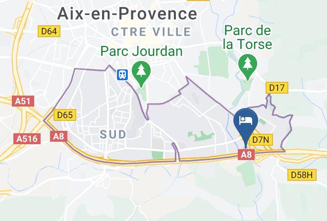 Bouches Du Rhone - Novotel Aix En Provence Beaumanoir Les 3 Sautets Maps
