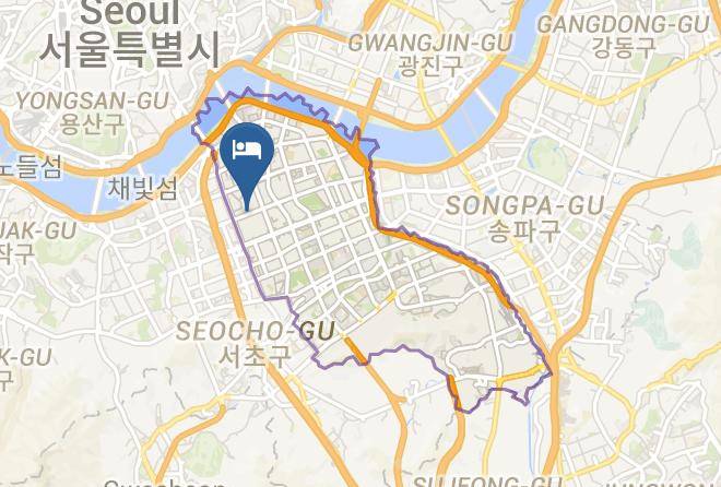 Gangnamgu - Novotel Ambassador Seoul Gangnam Maps