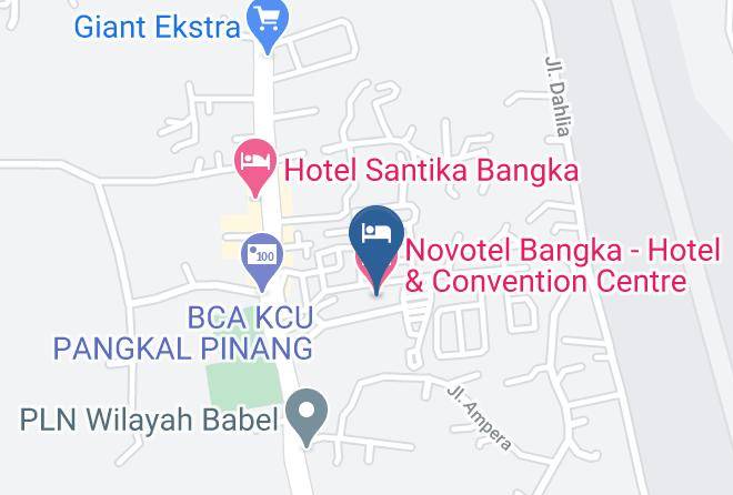 Central Bangka Regency - Novotel Bangka Hotel & Convention Centre Maps