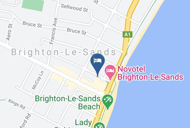 Bayside - Novotel Sydney Brighton Beach Maps