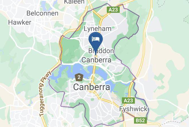 Novotel Canberra Map