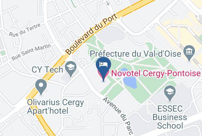 Val D Oise - B&B HOTEL Cergy Port Maps