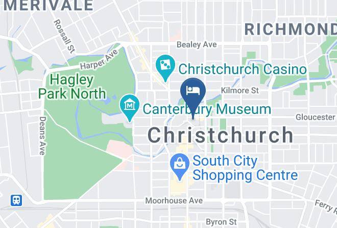 Novotel Christchurch Cathedral Square Map