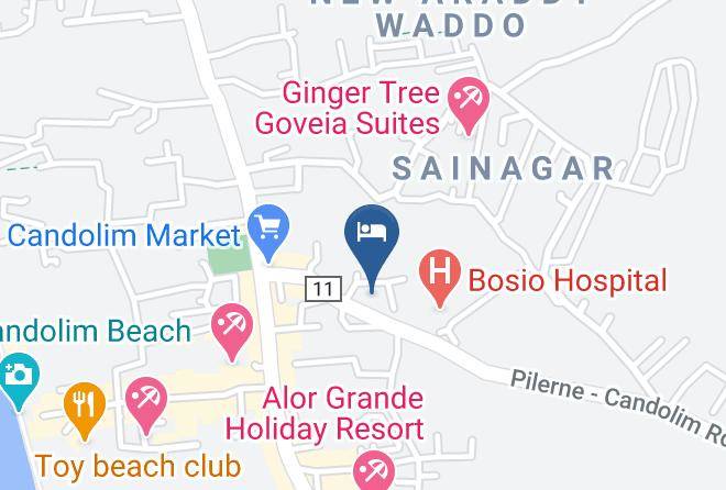 Bardez - Novotel Goa Resort & Spa Maps