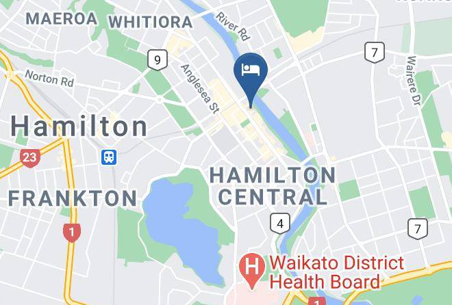Hamilton - Novotel Hamilton Tainui Maps
