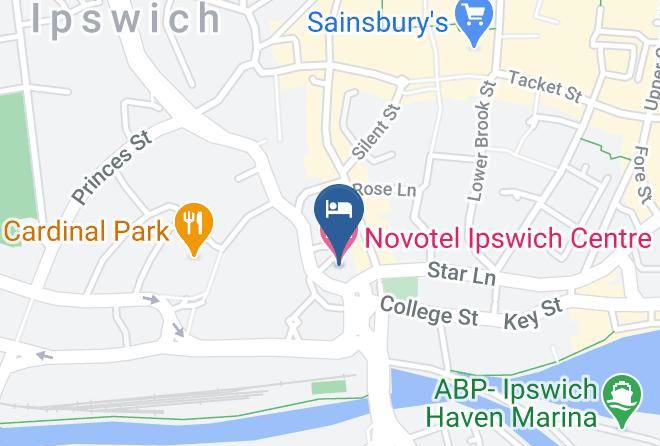 Suffolk - Novotel Ipswich Centre Maps