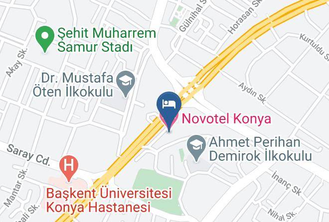 Selcuklu - Ibis Hotel Konya Maps