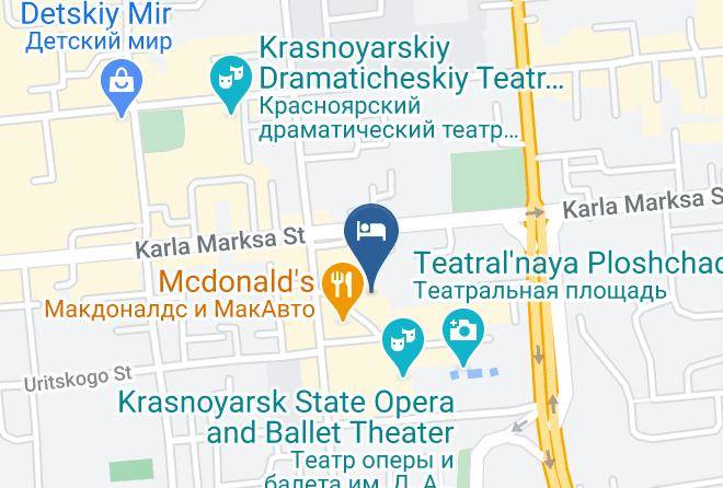 Krasnoyarsk - Novotel Krasnoyarsk Center Maps