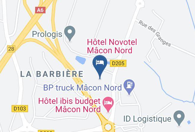 Saone Et Loire - Novotel Macon Nord Maps