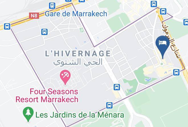 Novotel Marrakech Hivernage Carte - Marrakesh Tensift El Haouz - Marrakesh