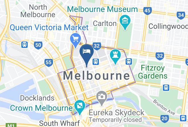 Melbourne - Novotel Melbourne Central Maps