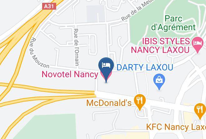 Meurthe Et Moselle - Novotel Nancy Maps