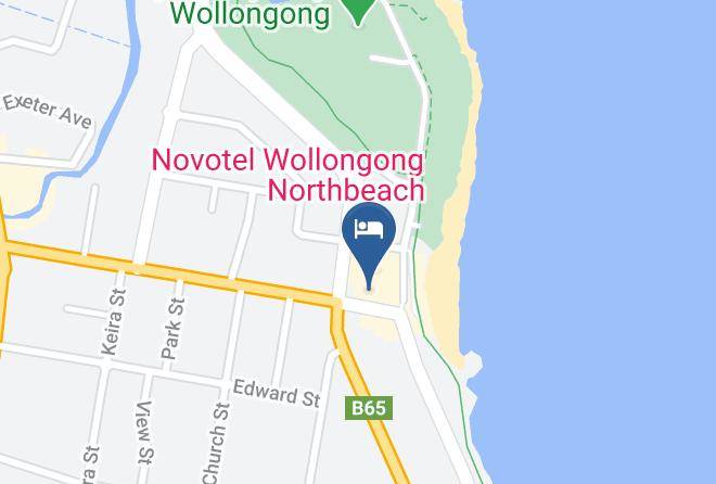 Wollongong - Novotel North Beach Car Park Maps