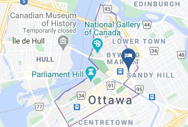 Novotel Ottawa Map