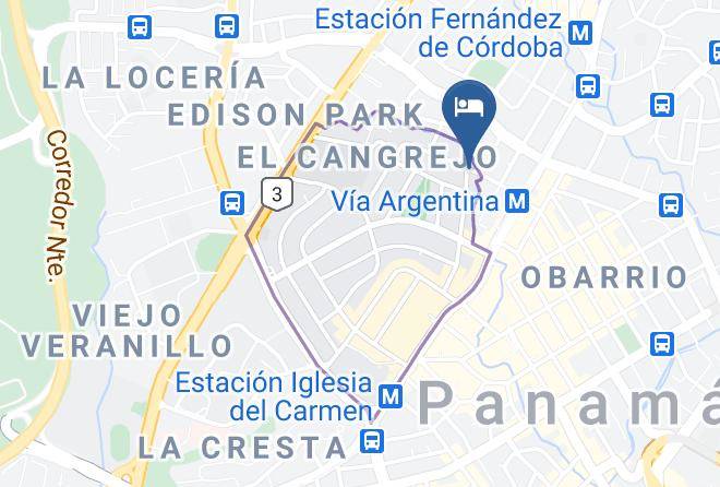 Bella Vista - Novotel Panama City Maps