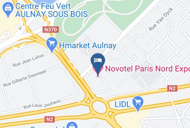 Seine St Denis - Novotel Paris Nord Expo Aulnay Maps