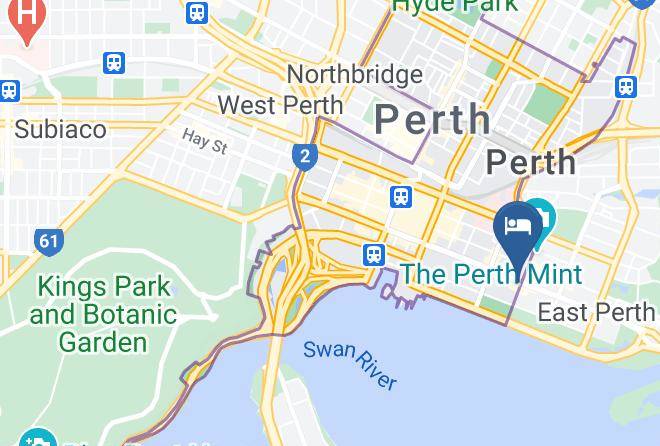 Novotel Perth Langley Map