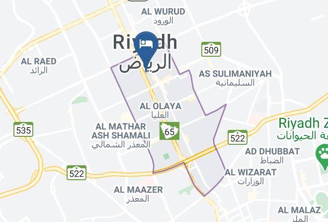Riyadh - Novotel Riyadh Al Anoud Maps