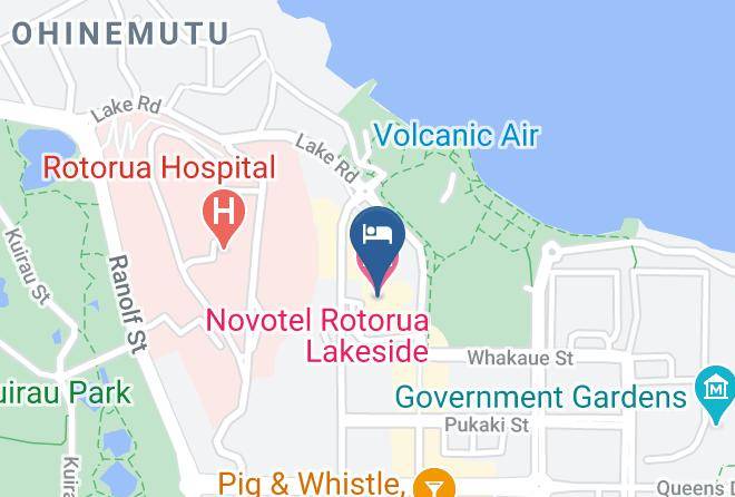 Rotorua - Novotel Rotorua Lakeside Maps