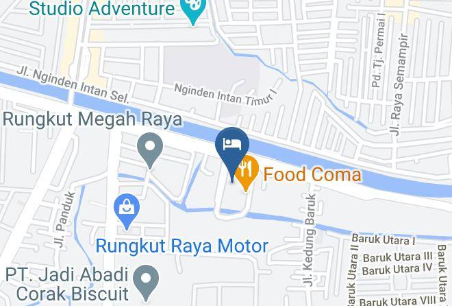 Kota Surabaya - Novotel Samator Surabaya Timur Maps