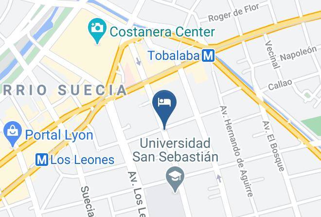 Santiago - Novotel Santiago Providencia Maps
