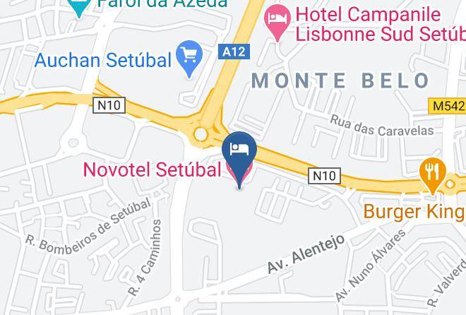 Sao Sebastiao - Novotel Setubal Maps