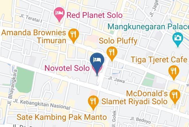 Surakarta - Novotel Solo Maps