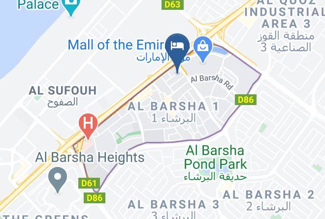 Dubai - Novotel Suites Mall Avenue Dubai Maps