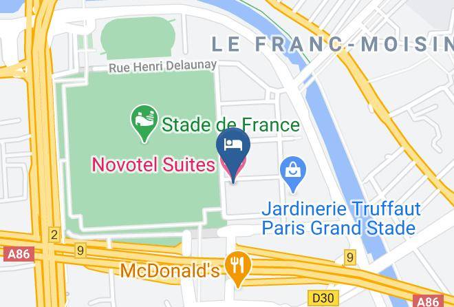 Seine St Denis - Novotel Suites Paris Stade De France Maps
