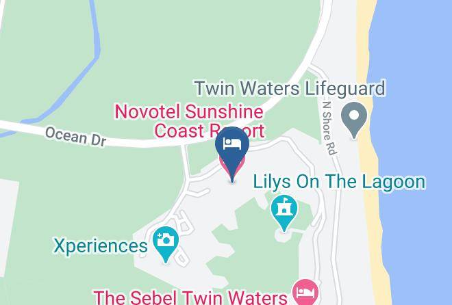 Novotel Sunshine Coast Resort Map