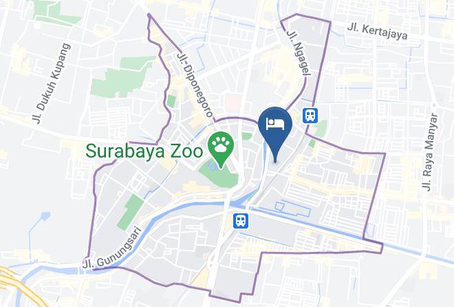 Kota Surabaya - Grand Tropic Suites Hotel Surabaya Maps