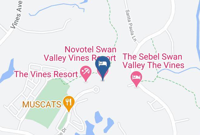 Novotel Swan Valley Vines Resort Map
