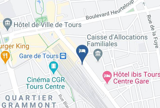 Indre Et Loire - Novotel Tours Centre Gare Maps