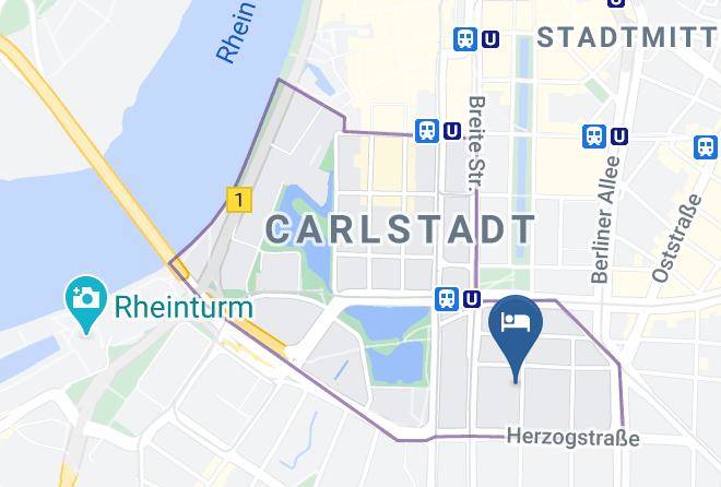 Dusseldorf - Hotel An Der Ko Maps