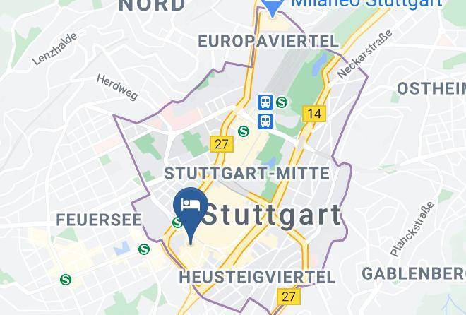 Stuttgart - Novum Hotel Boulevard Stuttgart City Maps