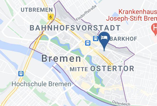 Stadt Bremen - Novum Hotel Bremer Haus Maps