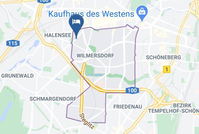 Stadt Berlin - Hotel Franke Maps