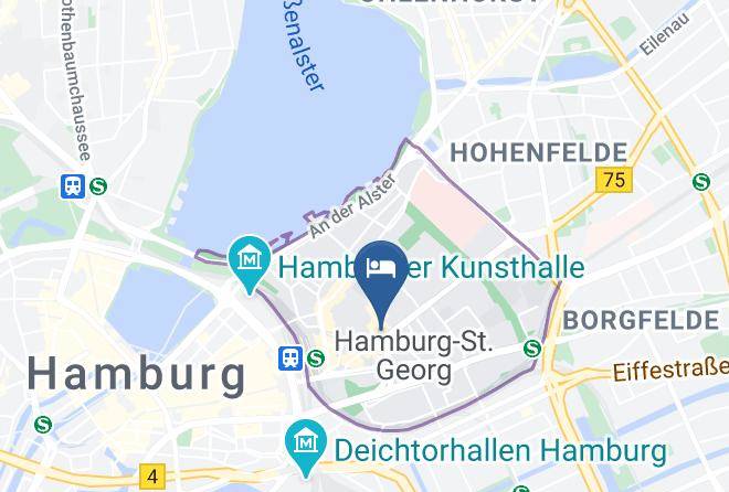 Novum Hotel Hamburg Stadtzentrum Map