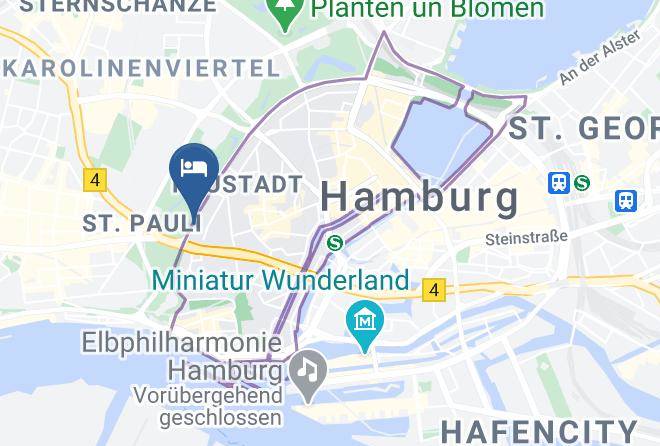Novum Hotel Holstenwall Hamburg Neustadt Map
