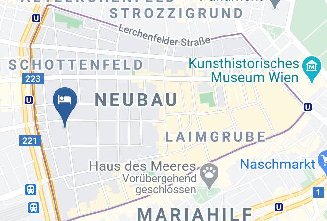 Vienna Neubau - Hotel Kaffeemuhle Wien Maps