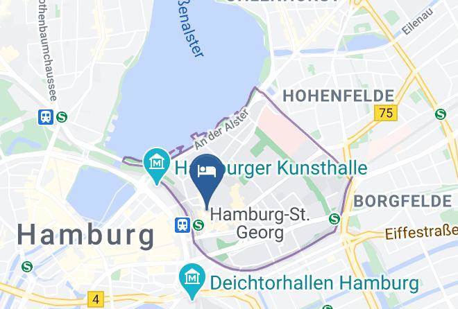 Novum Hotel Kronprinz Hamburg Hauptbahnhof Map