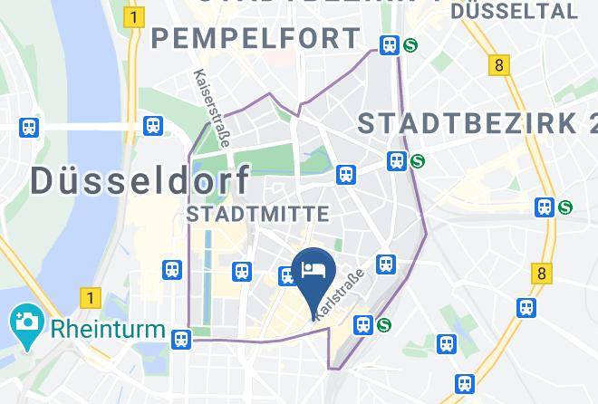 Dusseldorf - Novum Hotel Madison Dusseldorf Maps